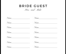 結婚式の芳名帳を作成します イメージ1