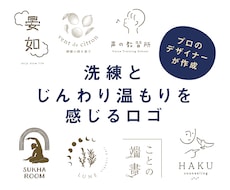 ナチュラルで洗練されたロゴを丁寧にデザインします イメージ1