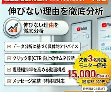 総登録者10万超プロがYouTubeコンサルします 先着3名限定。知識はあるのに登録者1000人超えられない人へ