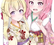 可愛い女の子のイラスト描きます イメージ1