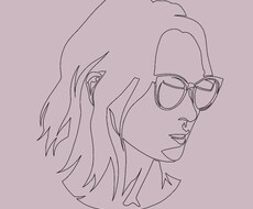 即日納品！1本の線で線画イラストに起こします 家族や友人に他とは違ったイラストをプレゼントしてみては！