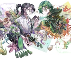 MVやキャラデザなど2Dイラストをお描きします 世界観、精密さを大切にしたキャラデザやイラスト等が得意です！