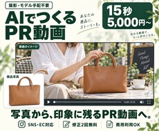 撮影・モデル不要！“AIで売れる広告動画”作ります SNS総フォロワー約40万の人気クリエイターが制作します
