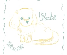 SNSをおしゃれに！ゆるカワペット似顔絵描きます イメージ1