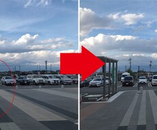 写真加工します 邪魔な柱や映り込んでしまった人物を消します！