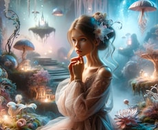 幻想的な少女のイラスト作成をします イメージ1