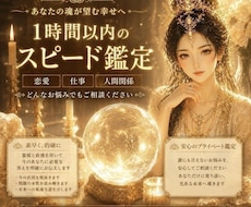 1時間以内スピード霊視鑑定します イメージ1