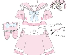 アイドル風衣装を作成ます イメージ1