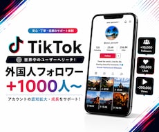 初出品セール⭐️TikTokフォロワー増やします イメージ1