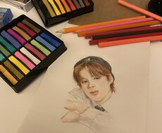 あなたの好きな推しをアナログイラストで描きます イメージ1