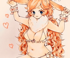 やわらかお肉の女の子描きます イメージ1