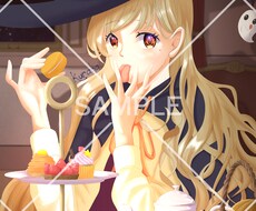 彩度高めのかわいらしい女の子のイラスト描きます イメージ1