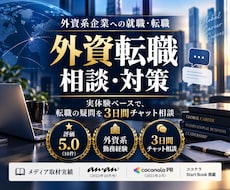 外資系企業への就職、転職アドバイスを行います 大手外資系企業数社勤務経験者が的確なアドバイスをチャットにて