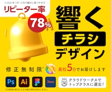 響く！チラシデザインを最短5日でお届けします イメージ1