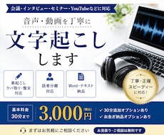用途に合わせた文字起こしを承ります イメージ1