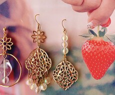 ピアス イヤリング パワーストーン作ります イメージ1