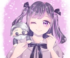 お気に入りのぬいとの夢絵描きます ぬいとの夢絵をお描きします。ぬいは女の子や動物でもOK！