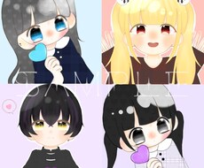 アイコンやヘッダーに使えるイラスト描きます イメージ1