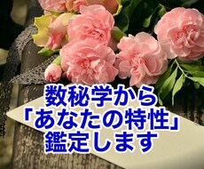 生年月日からあなたの得意、苦手な事をお伝えします イメージ1