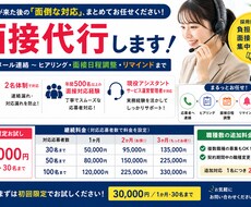 応募者対応を代行いたします イメージ1