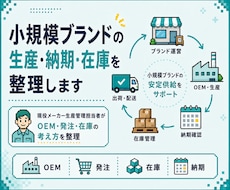 小規模ブランドの生産・納期・在庫を整理します 初めての外注生産や量産で起こりやすいリスクを事前に確認