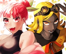 立ち絵も一枚絵も！人物イラスト描きます イメージ1