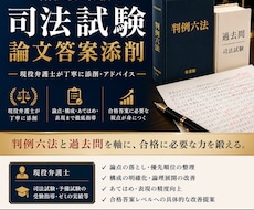 司法試験の過去問答案を添削します 弁護士が司法試験の過去問を添削します。