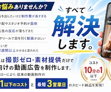 SNS動画広告を1万円台で最短納品します 縦型ショート動画専門｜撮影不要｜最短3営業日で納品
