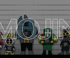 MOJINデザインします 文字 + 人型キャラ →　MOJIN