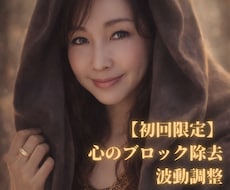 初回限定★波動調整|心のブロックを解除いたします 【初回限定】メンタルノイズすっきりしませんか？