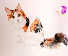A４サイズに大切な小さな家族の似顔絵お描き致します イメージ1