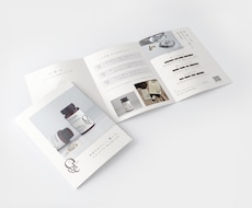 洗練されたシンプルな商品パンフレット作ります 商品ギフト／商品紹介／販売促進／展示会