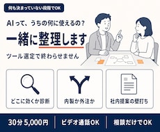 業務のどこに「AI」を使えるか診断します イメージ1