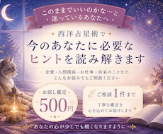 お試し鑑定　心が少し軽くなる鑑定をします イメージ1