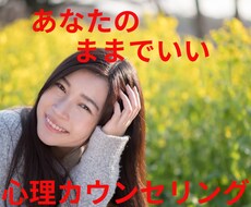 問題解決　有資格者が本格カウンセリングを行います イメージ1