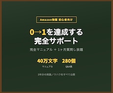 Amazon物販の0→1達成をサポートします イメージ1