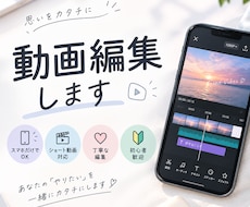 ショート動画など編集いたします イメージ1