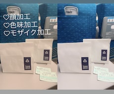 プリクラ等の顔レタッチやモザイクします イメージ1