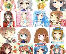 アイコン(LINE、Twitter、Facebook、SkypeなどのSNS)描きます。 イメージ1