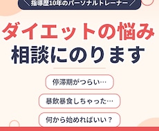 指導歴10年のトレーナーが相談にのります イメージ1