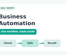 GASで業務の手作業を自動化します イメージ1