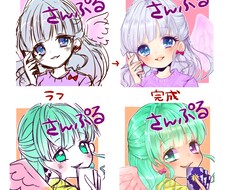 アイコン、バナー作成します SNSで使用するアイコンやバナーを描きます！