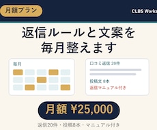 Googleマップ|返信ルールと文案を毎月整えます イメージ1