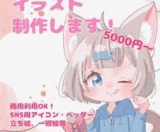 ふわっとしたイラスト、アイコンを作成します イメージ1