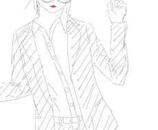 あなたの全身像や顔をイラスト化します イメージ1