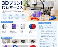 3Dプリント印刷代行します イメージ1