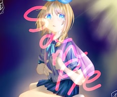 サムネ，歌ってみた，アイコン用のイラスト作成します イメージ1