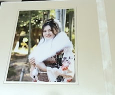 思い出のお写真データから台紙作製いたします イメージ1