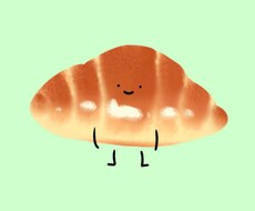 ゆるふわ食べ物のアイコン描きます イメージ1