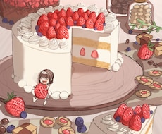 優しい色合いで可愛い女の子を描きます イメージ1